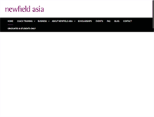 Tablet Screenshot of newfieldasia.com